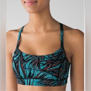 Tropical Print Women's Sports Bra